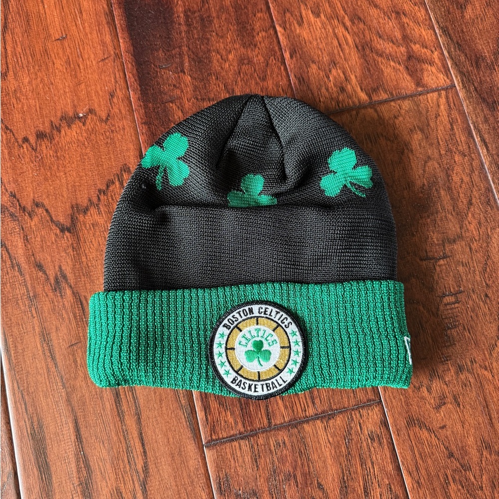 NBA Kids Celtics Beanie - Black and Green